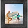 Poster Palooza 24x32 Distressed/Aged Black Wood Picture Frame - UV Acrylic, Foam Board Backing, & Hanging Hardware Included view 3