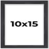 10x15 Shadow Box Frame Contemporary Black | 3/4" Depth of Usable Space| Interior Size 10x15 or 15x10 Inches| UV Resistant Acrylic, Acid-Free Backing, Wall Hangers | Made in USA view 1