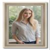 Poster Palooza 14x19 Frame Silver Modern Solid Wood Picture Frame | 0.75 Inch Moulding Width | with UV Acrylic Plexiglass, Foam Board Backing & Hanging Hardware Included view 2