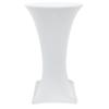 YOUR CHAIR COVERS - 24" D x 42" H Highboy Cocktail Round Stretch Spandex Table Cover - White, Fitted Elastic Tablecloth for Round Tables, Outdoor Party DJ Tradeshow Banquet Vendor Wedding view 1