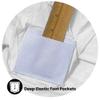 YOUR CHAIR COVERS - 24" D x 42" H Highboy Cocktail Round Stretch Spandex Table Cover - White, Fitted Elastic Tablecloth for Round Tables, Outdoor Party DJ Tradeshow Banquet Vendor Wedding view 4