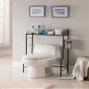 K and B Furniture Co Inc K&B Over The Toilet Shelf Black view 1