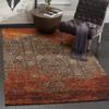 SAFAVIEH Area Rug 8x10 - Classic Vintage Collection - Large - Rust & Brown, Distressed Design, Non-Shedding & Easy Cleaning, Ideal for Living Room, Bedroom, Office, Dining Space (CLV224A) view 1