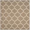 SAFAVIEH Washable Rug Outdoor Courtyard Collection - 6'7" x 9'6", Brown & Beige, Non-Shedding & Easy Cleaning, Ideal for Patio, Backyard, Mudroom (CY6654-232) view 3