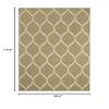 SAFAVIEH Washable Rug Outdoor Courtyard Collection - 6'7" x 9'6", Green & Beige, Non-Shedding & Easy Cleaning, Ideal for Patio, Backyard, Mudroom (CY6654-234) view 2
