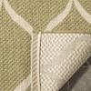 SAFAVIEH Washable Rug Outdoor Courtyard Collection - 6'7" x 9'6", Green & Beige, Non-Shedding & Easy Cleaning, Ideal for Patio, Backyard, Mudroom (CY6654-234) view 4