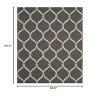 SAFAVIEH Washable Rug Outdoor Courtyard Collection - 5'3" x 7'7", Black & Beige, Non-Shedding & Easy Cleaning, Ideal for Patio, Backyard, Mudroom (CY6654-256) view 2