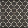 SAFAVIEH Washable Rug Outdoor Courtyard Collection - 5'3" x 7'7", Black & Beige, Non-Shedding & Easy Cleaning, Ideal for Patio, Backyard, Mudroom (CY6654-256) view 3