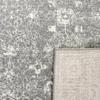 SAFAVIEH Evoke Collection Area Rug - 5'3" Square, Grey & Ivory, Shabby Chic Distressed Design, Non-Shedding & Easy Care, Ideal for High Traffic Areas in Living Room, Bedroom (EVK270S) view 4
