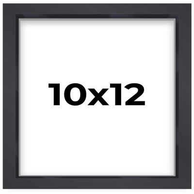 10x12 Shadow Box Frame Contemporary Black | 3/4" Depth of Usable Space| Interior Size 10x12 or 12x10 Inches| UV Resistant Acrylic, Acid-Free Backing, Wall Hangers | Made in USA