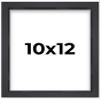 10x12 Shadow Box Frame Contemporary Black | 3/4" Depth of Usable Space| Interior Size 10x12 or 12x10 Inches| UV Resistant Acrylic, Acid-Free Backing, Wall Hangers | Made in USA view 1