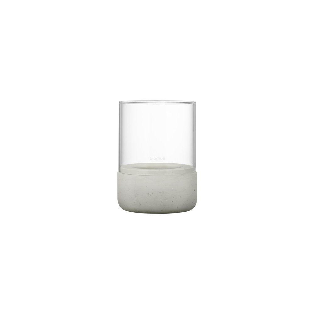 Blomus Tealight Holder, S, Stone, Grey, H 14 cm,  10 cm