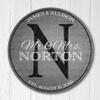 Personalized Wedding Anniversary Gift, Wood Family Established Sign, Mr and Mrs Last Name Wood Plaque view 3