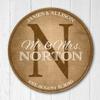 Personalized Wedding Anniversary Gift, Wood Family Established Sign, Mr and Mrs Last Name Wood Plaque view 4