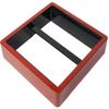 Soba Udon D.X Square Colander Soba Seiro Red Main Unit [7.8 x 7.8 x 1.9 inches (19.7 x 19.7 x 4.7 cm), ABS Resin (7-519-4), Restaurant, Ryokan, Japanese Tableware, Restaurant, Commercial Use view 1