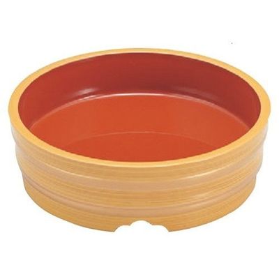 Soba Udon 7-521-5 7-Inch Noodle Tub, Shiraki Gold Obi Red [8.1 x 2.5 inches (20.5 x 6.4 cm), ABS Resin (7-521-5), Restaurant, Ryokan, Japanese Tableware, Restaurant, Commercial Use