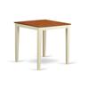East West Furniture VNKE5-WHI-W 5 Piece Kitchen Counter Set Includes a Square Dining Table and 4 Dining Room Chairs, 36x36 Inch, Buttermilk & Cherry view 4