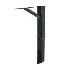 Gibraltar SDPK0000 Black Heavy-Duty Steel Drive-In Mailbox Post Kit by Solar
