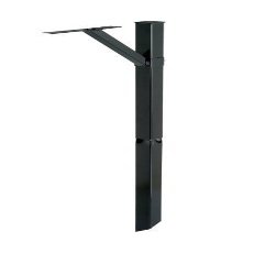 Gibraltar SDPK0000 Black Heavy-Duty Steel Drive-In Mailbox Post Kit by Solar