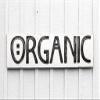 Organic Sign (Available in 3 Sizes) Long-Carved in Wood Board Rustic Distressed Advertisement Farmhouse Farmers Market Style Stand Wooden Kitchen Decor view 2