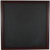 Decorative Words 18" x 24" Chalk Board Framed in 1" Mahogany Natural Wood Frame, Sawtooth Hanger is Attached for Easy Hanging view 1