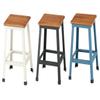 Avite ZS-701-BK Divise Woodboard Stool, Black view 3