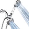 AquaDance Total Chrome Premium High Pressure 48-setting 3-Way Combo for The Best of Both Worlds  Enjoy Luxurious 6-setting Rain Shower Head and 6-Setting Hand Held Shower Separately or Together view 1