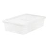 IRIS USA 10-Pack Storage Bins with Lids, 28 Quart, Shoe Boxes Clear Stackable Containers Organize Shoes Closet Shelves, Classroom Organization Teacher Tools, Game Storage - BPA-Free Plastic view 4