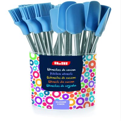 IBILI Pastry Brush and Spatula Set 24 Pieces, 30 x 30 x 20 cm, Multi-Colour