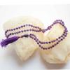 Amethyst Healing Mala Beads (108+1) Hand-Knotted 67mm Gemstone Japa Mala for Meditation, Mindfulness & Spiritual Growth view 3