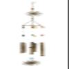 Deco 79 24266 Metal Sun Wind Chime, 4" x 52" view 1