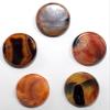 HQRP 40mm Red Orange Veins Carnelian Agate Crystal Stands for Spheres/Eggs Polished Worry Stone Natural Gemstone Mineral Specimen - India (2PCS) view 4