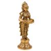 AapnoCraft Indian Village Woman Sculpture Handmade Lady Statue 11" Wooden Art Decor Showpiece Home & Garden Decoration Gifts view 1