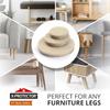 Felt Furniture Pads X-PROTECTOR 181 PCS Premium Furniture Pads - Felt Pads Furniture Feet Best Wood Floor Protectors - Protect Your Hardwood & Laminate Flooring! view 2