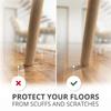Felt Furniture Pads X-PROTECTOR 181 PCS Premium Furniture Pads - Felt Pads Furniture Feet Best Wood Floor Protectors - Protect Your Hardwood & Laminate Flooring! view 3