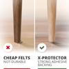 Felt Furniture Pads X-PROTECTOR 181 PCS Premium Furniture Pads - Felt Pads Furniture Feet Best Wood Floor Protectors - Protect Your Hardwood & Laminate Flooring! view 4