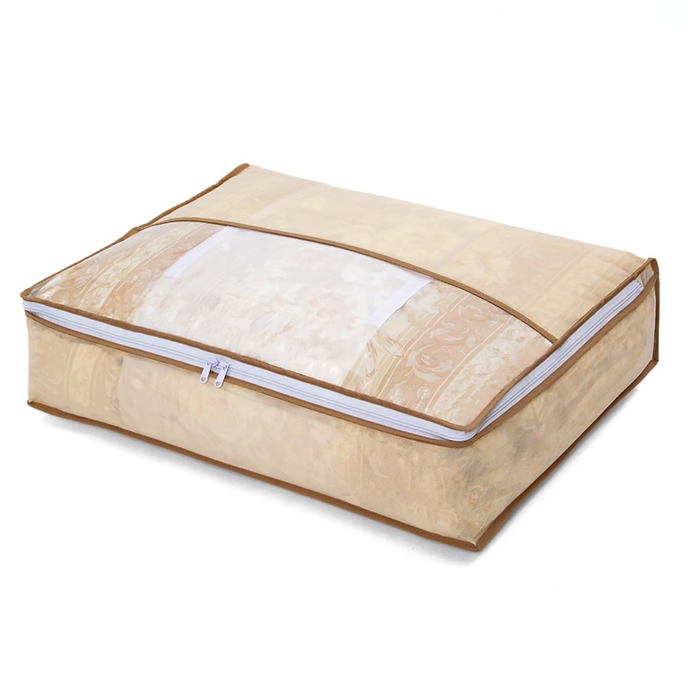 Astro 131-26 Duvet Storage Bag, Single, Light Compression, Compact Storage Just By Closing It With A Pressing Belt, Breathable Non-Woven Fabric Protects Against Dirt From Dust, With Transparent