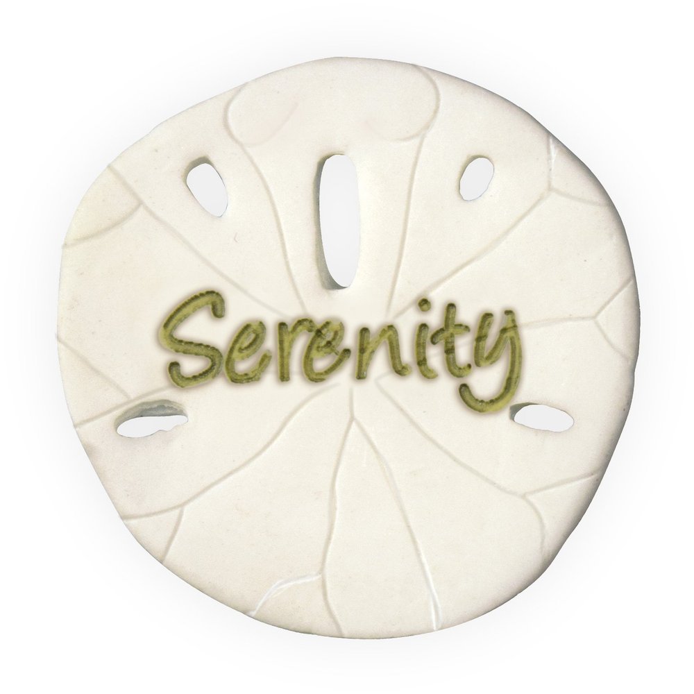 Angelstar 10167 Serenity Sentiment Decorative Sand Dollar, 1-1/4"