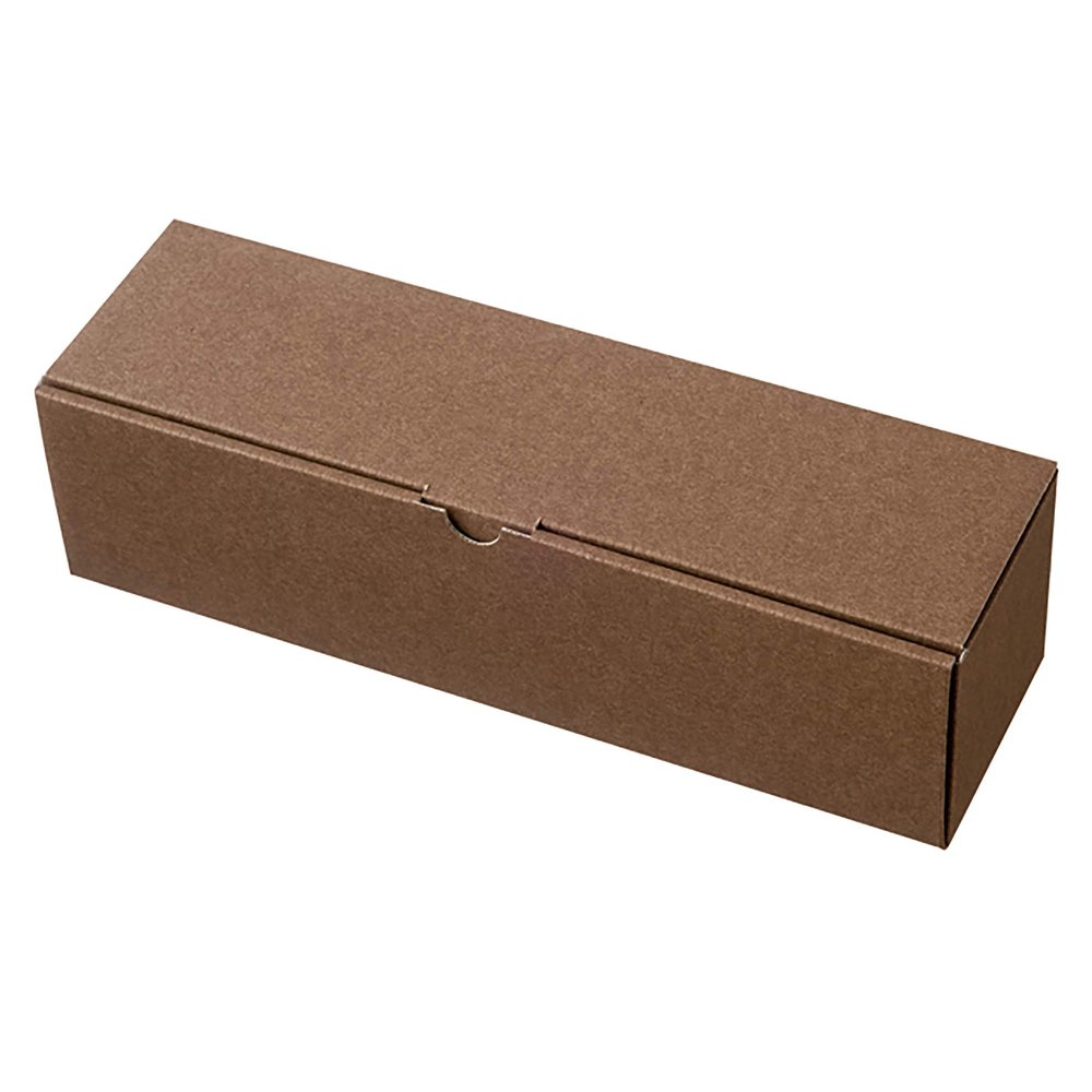 Heads MBR-WGB Plain Wine Gift Box, Made in Japan, W 12.8 x H 3.5 x D 3.5 inches (323 x 90 x 90 mm), Brown, 10 Pieces, Box