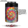 Tie Dye Swirl 107 - Decal Style Skin Wrap fits Yeti Rambler Colster and RTIC Can (Cooler NOT Included) view 2