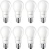 Philips LED Basic Frosted Non-Dimmable A19 Light Bulb - EyeComfort Technology - 1500 Lumen- Soft White (2700K)- 14W=100W - E26 Base - Old Version - Indoor - 8-Pack view 1