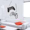 Joystick Wall Decal Gamer Video Game Play Room Kids Vinyl Stickers Art (ig2532) L 28.5 in X 44.5 in Brown view 1