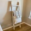 BARNWOODUSA Rustic Farmhouse Decorative Ladder - Our 47 inch Ladder can be Mounted Horizontally or Vertically and is Crafted from Refurbished Wood No Assembly Required White view 2