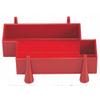 Moriki Rafting Box with Feet, Vermilion [9.3 x 7.2 x 3.1 inches (23.5 x 18.3 x 7.9 cm), ABS Resin (7-635-9), Restaurant, Ryokan, Japanese Tableware, Commercial Use view 1