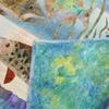 Quilted Fish Wall Hanging, Fishing Wall Hanging, Fisherman Picture, Quilted Fish Picture, Lake Wall Hanging, Fishing Rod Quilt, Textile Art view 2