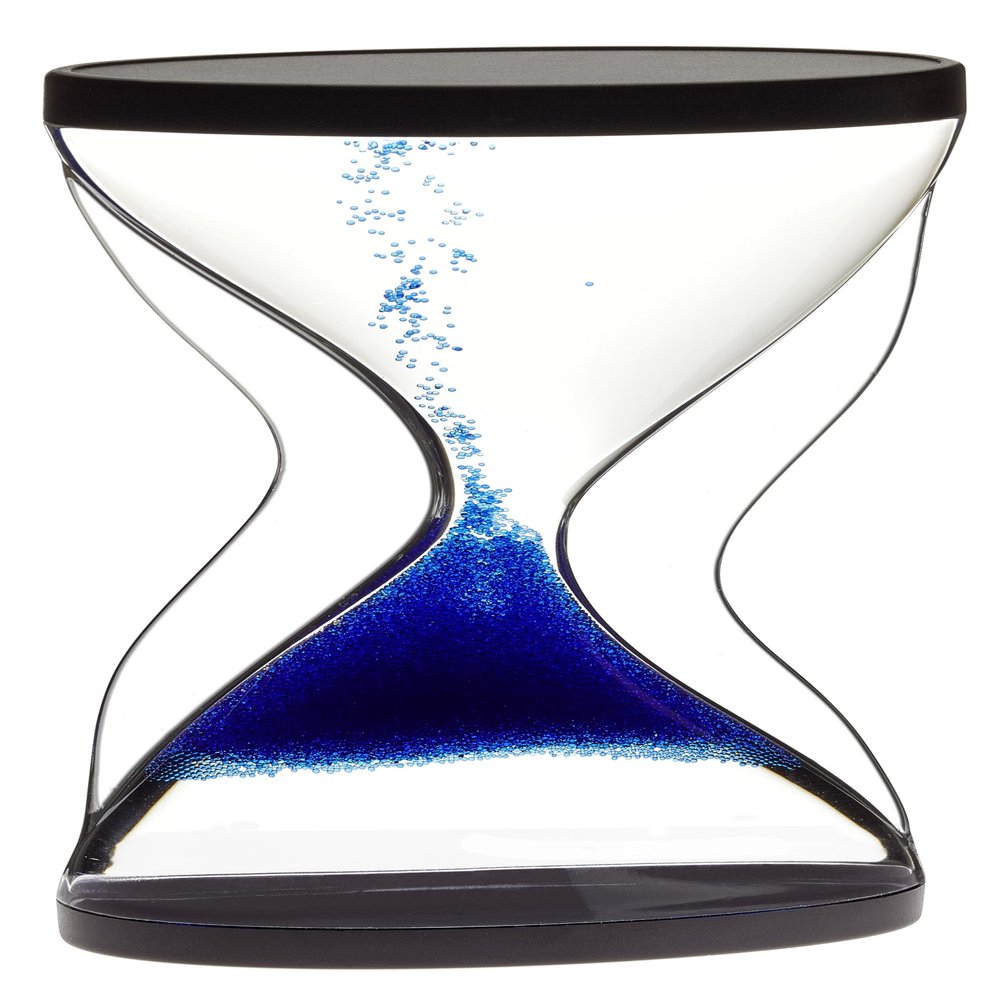 TFA Dostmann Contra Upward Sand Timer, Green, L69 x B29 x H153 mm