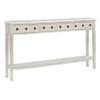 Powell Furniture Sadie Cream Long Storage Console Table, Multicolor view 1