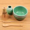 BambooMN Matcha Bowl Set (Includes Bowl, Rest, Tea Whisk, Chasaku & Tea Spoon) 2 Sets Mint Green view 3