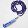 Lapis Lazuli 108 Beads Mala with Metal Guru Bead. view 1