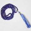 Lapis Lazuli 108 Beads Mala with Metal Guru Bead. view 4